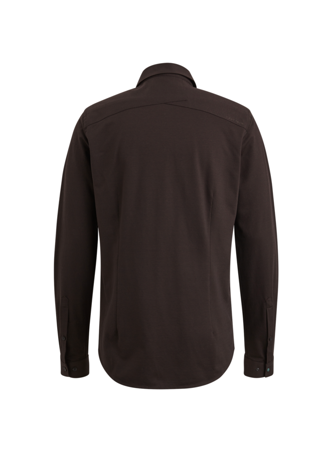 CSI2409218 8088 Cast Iron Long Sleeve Shirt Twill Jersey 2 tone Coffee Bean