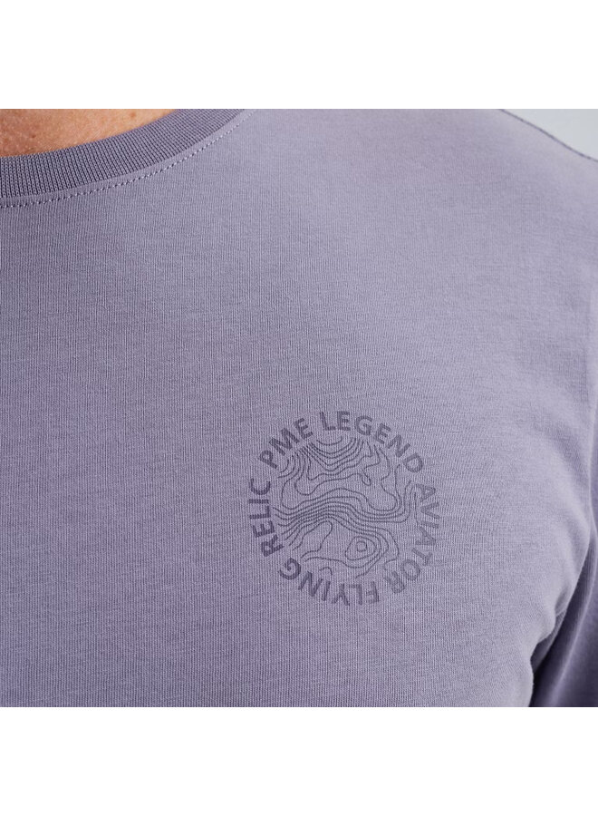 PTSS2408562 4187 PME Legend Short sleeve r-neck single jersey Dusk