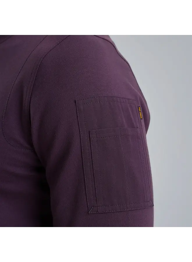 PLS2409499 4343 PME Legend Crewneck Airstrip sweat Plum Perfect