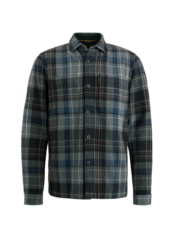 PSI2410215 9139 PME Legend Long Sleeve Shirt Dobby Mattweave Black Onyx