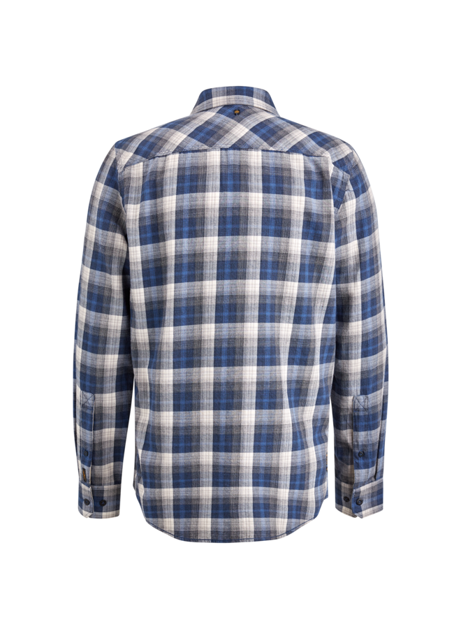 PSI2410200 5281 PME Legend Long Sleeve Shirt Twill Yarndyed Check Salute