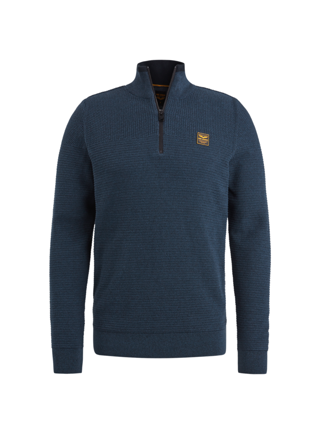 PKW2410301 5281 PME Legend Half zip collar cotton mouline Salute