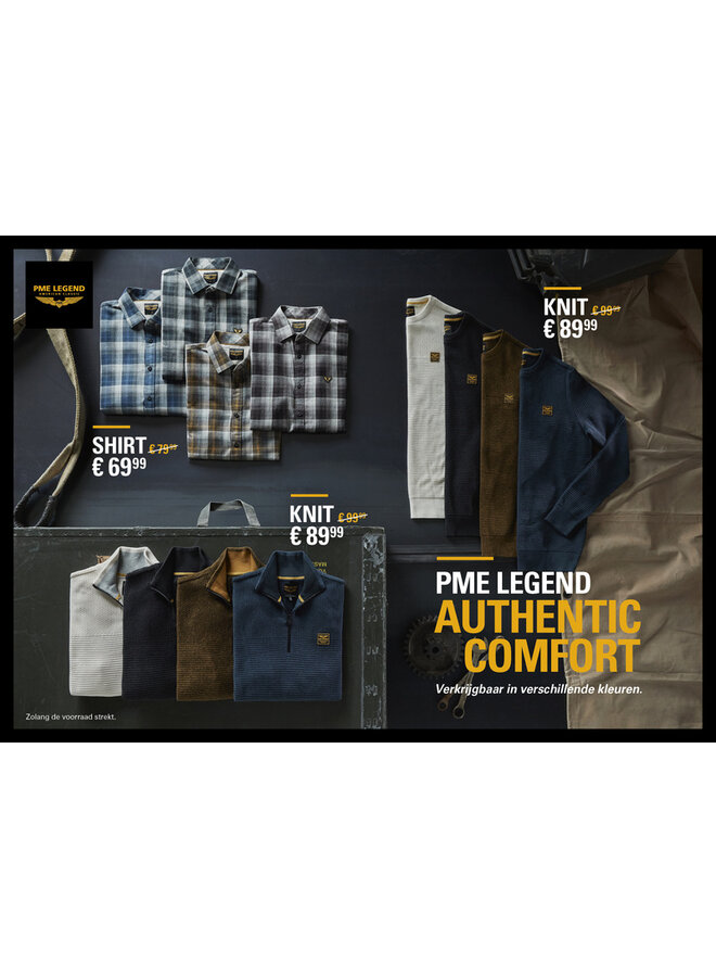 PKW2410301 5281 PME Legend Half zip collar cotton mouline Salute
