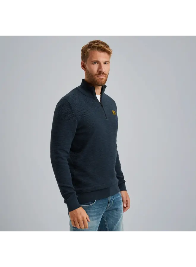 PKW2410301 5281 PME Legend Half zip collar cotton mouline Salute