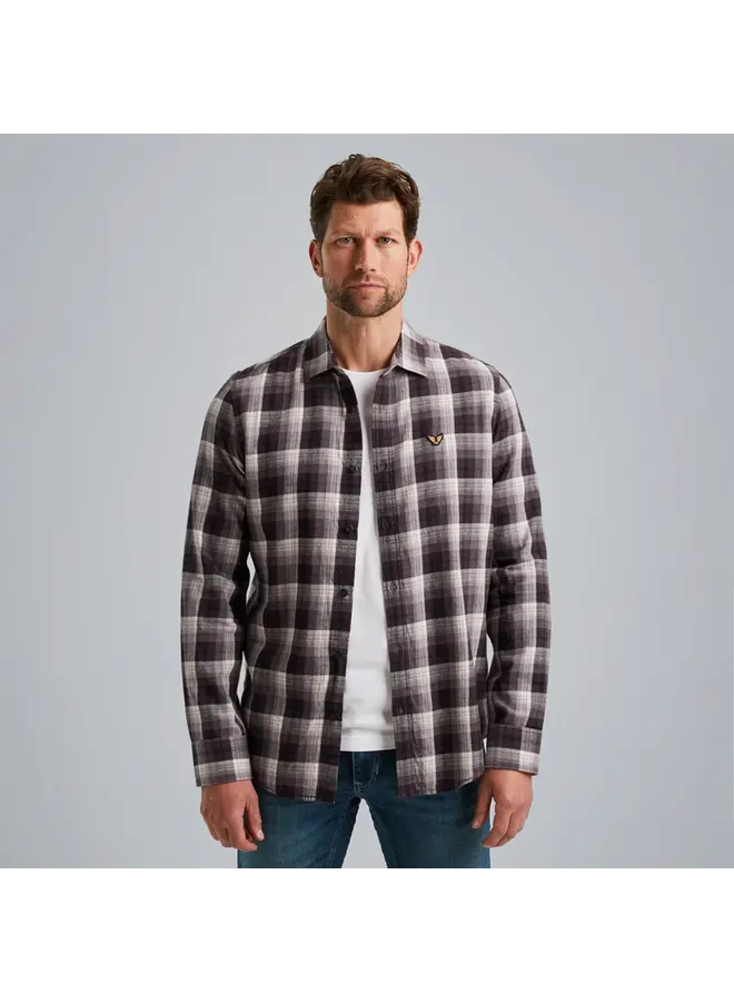 PSI2410200 8085 PME Legend Long Sleeve Shirt Twill Yarndyed Check Bracken