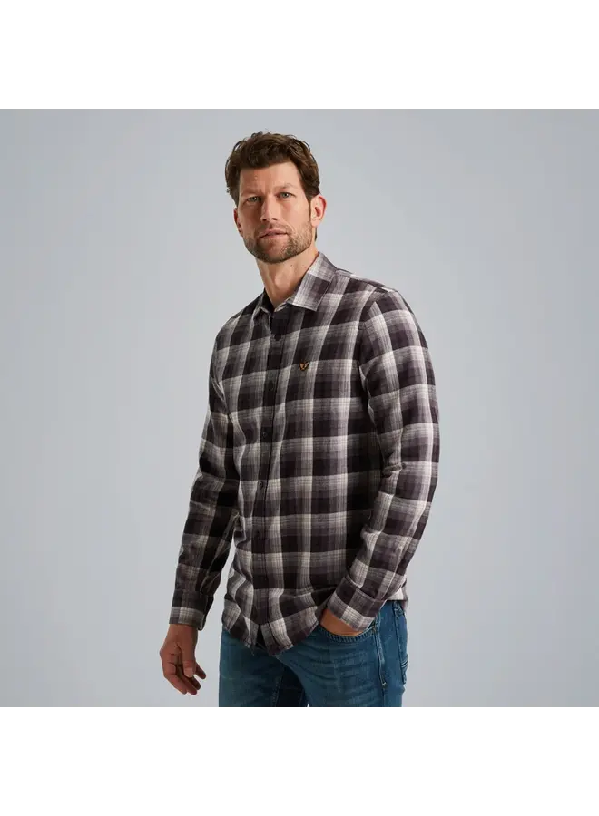 PSI2410200 8085 PME Legend Long Sleeve Shirt Twill Yarndyed Check Bracken