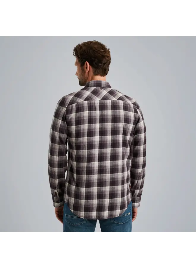 PSI2410200 8085 PME Legend Long Sleeve Shirt Twill Yarndyed Check Bracken