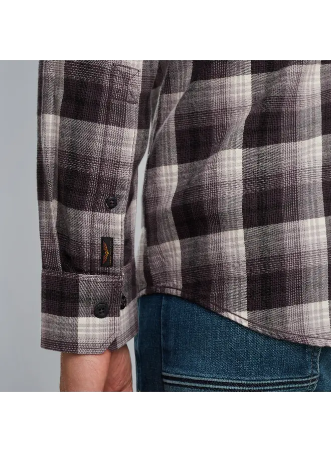 PSI2410200 8085 PME Legend Long Sleeve Shirt Twill Yarndyed Check Bracken