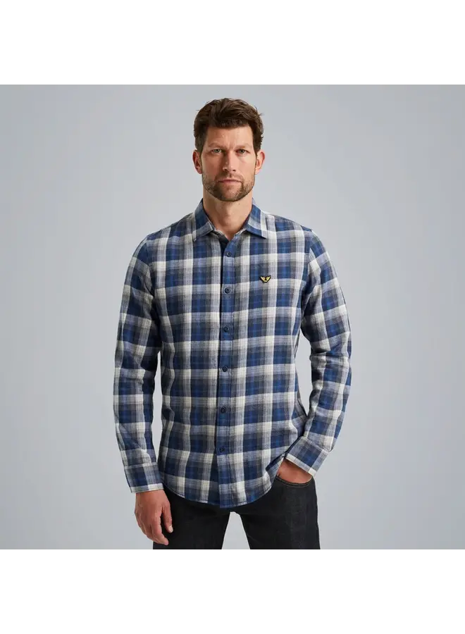 PSI2410200 5281 PME Legend Long Sleeve Shirt Twill Yarndyed Check Salute