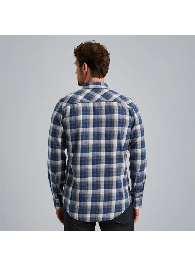 PSI2410200 5281 PME Legend Long Sleeve Shirt Twill Yarndyed Check Salute