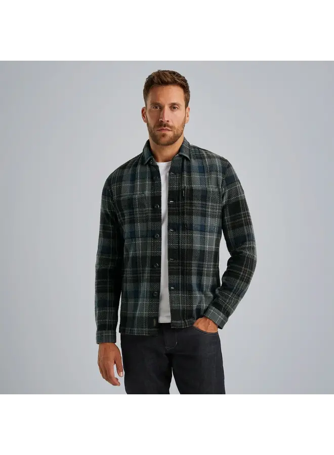 PSI2410215 9139 PME Legend Long Sleeve Shirt Dobby Mattweave Black Onyx