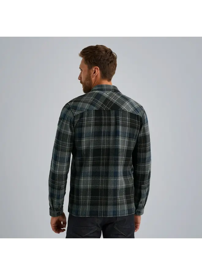 PSI2410215 9139 PME Legend Long Sleeve Shirt Dobby Mattweave Black Onyx