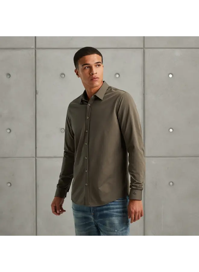 CSI2410250 8027 Cast Iron Long Sleeve Shirt Twill Jersey 2 tone Bungee Cord