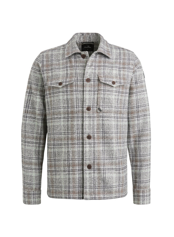 VSI2411267 7149 Vanguard Long Sleeve Shirt CF Boucle Check shirtjacket Jet Stream