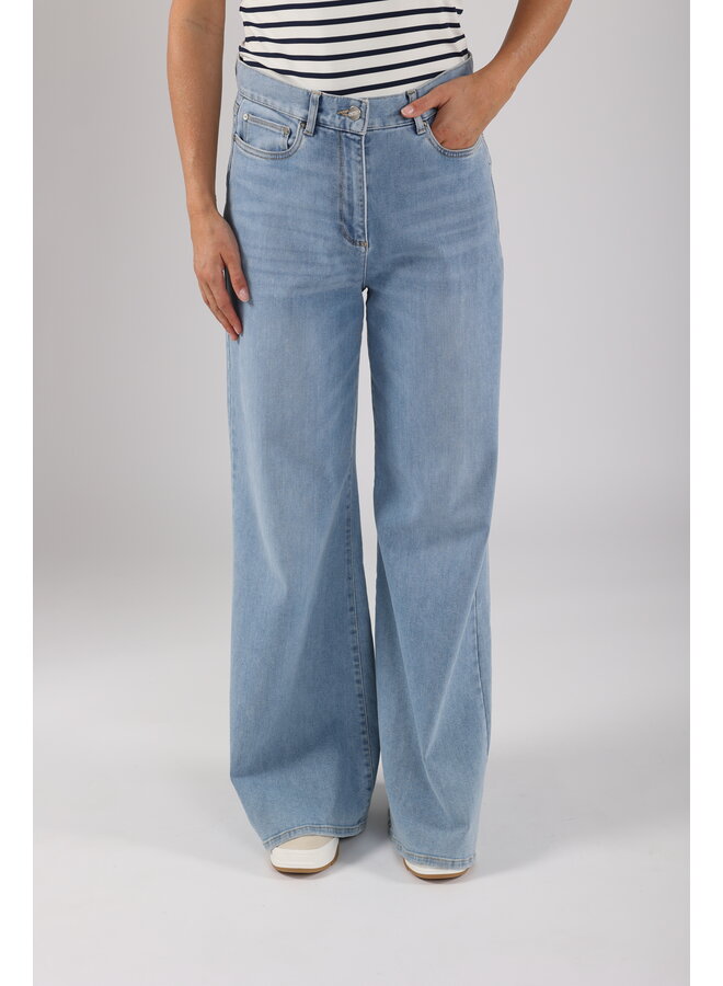 NKS09023 24 Nukus Ruby Pants Bleached Denim