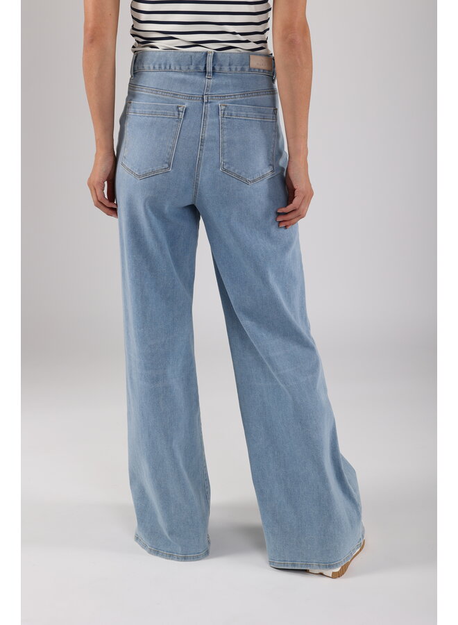 NKS09023 24 Nukus Ruby Pants Bleached Denim