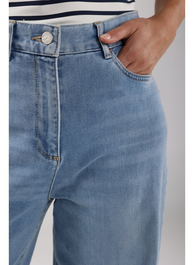 NKS09023 24 Nukus Ruby Pants Bleached Denim