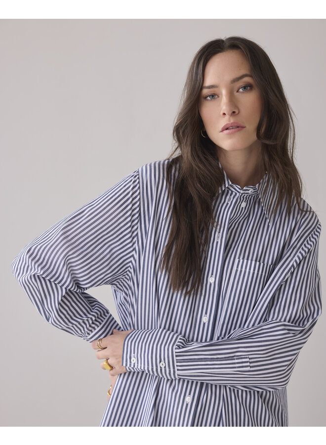 Amsterdam-12218 480 Summum Amsterdam Noos Stripe  Navynoir