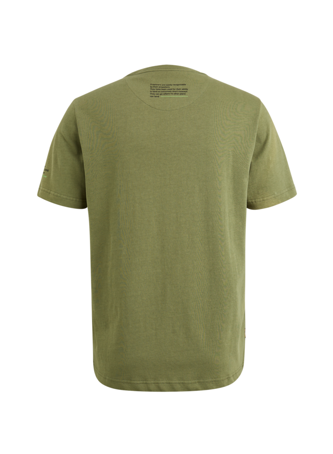 PTSS2502577 6380 PME Legend Short sleeve r-neck single jersey Loden Green