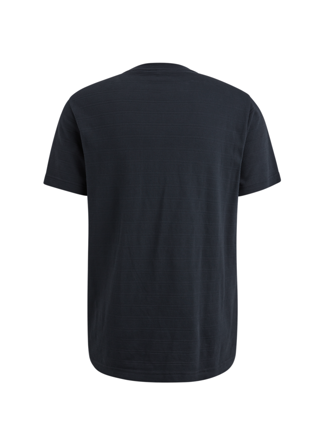 PTSS2502563 5281 PME Legend Short sleeve r-neck jacquard stripes Salute