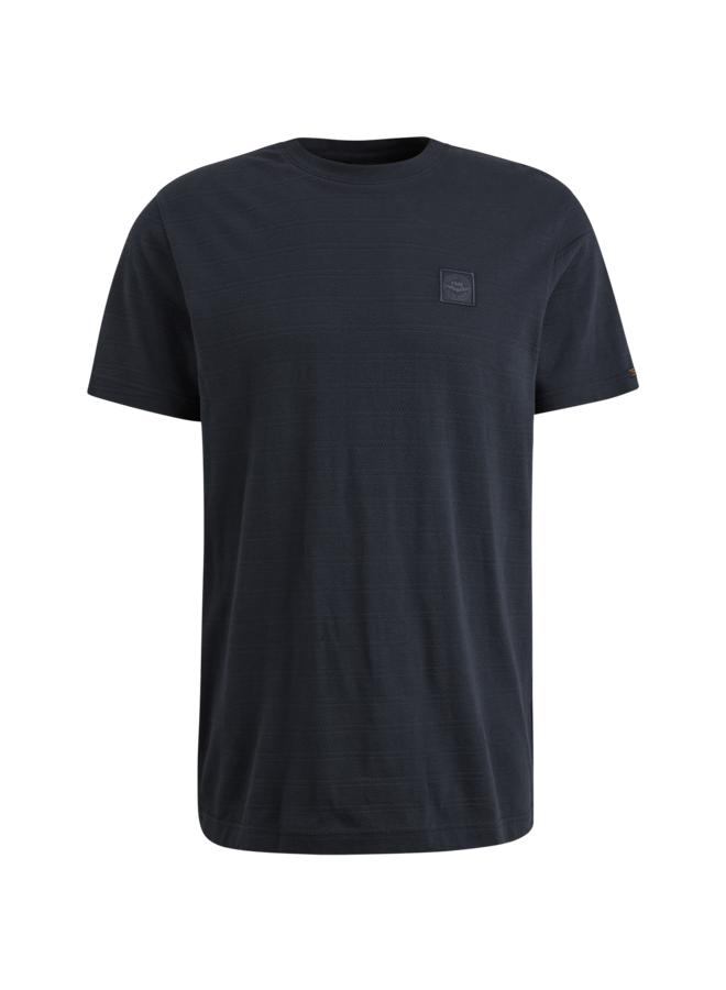 PTSS2502563 5281 PME Legend Short sleeve r-neck jacquard stripes Salute