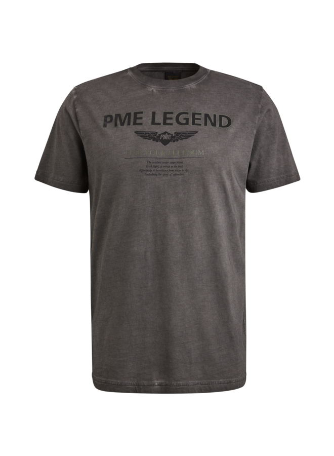 PTSS2502555 8039 PME Legend Short sleeve r-neck single jersey cold dye Beluga