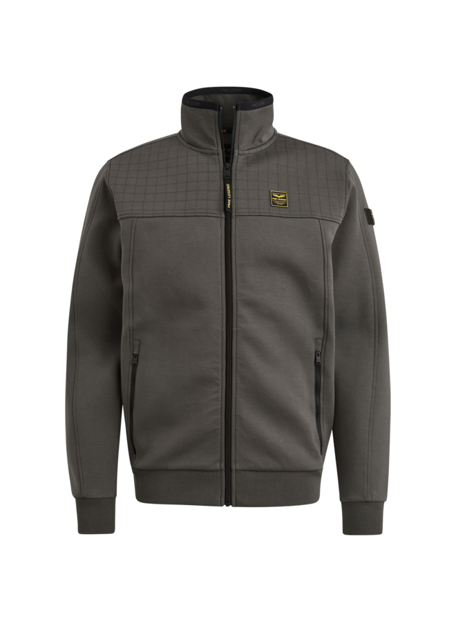 PSW2502476 8039 PME Legend Zip jacket spacer look sweat Beluga