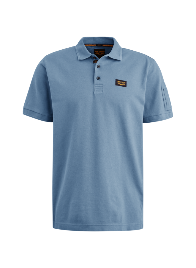PPSS2502899 5393 PME Legend Short sleeve polo trackway polo Ashleigh Blue
