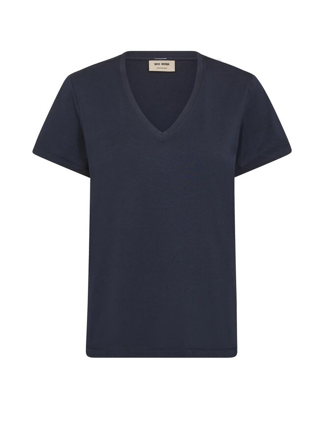 168510 468 Mosmosh MM Dala V-SS Basic Tee Salute Navy