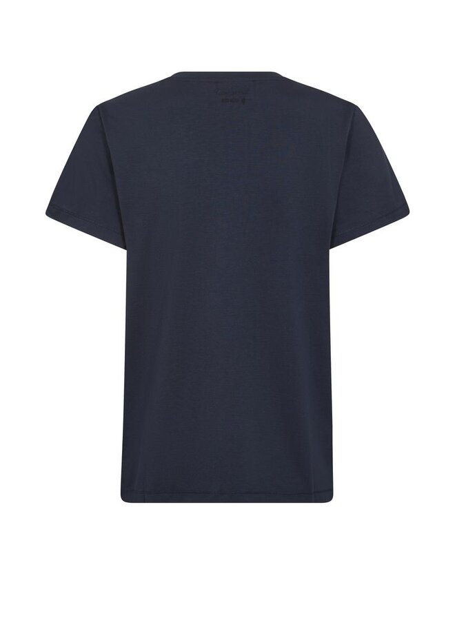 168510 468 Mosmosh MM Dala V-SS Basic Tee Salute Navy
