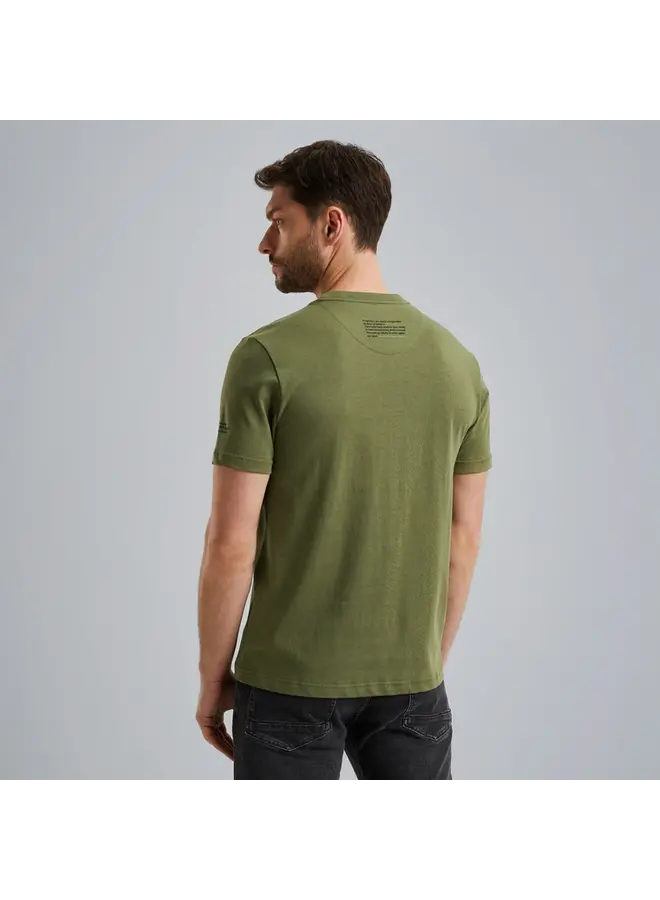 PTSS2502577 6380 PME Legend Short sleeve r-neck single jersey Loden Green