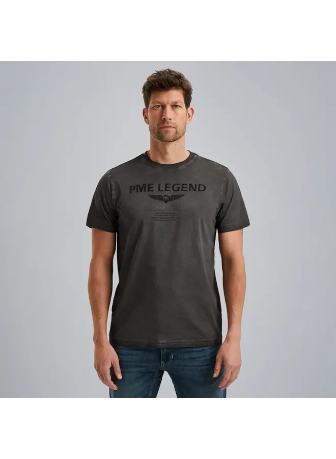 PTSS2502555 8039 PME Legend Short sleeve r-neck single jersey cold dye Beluga