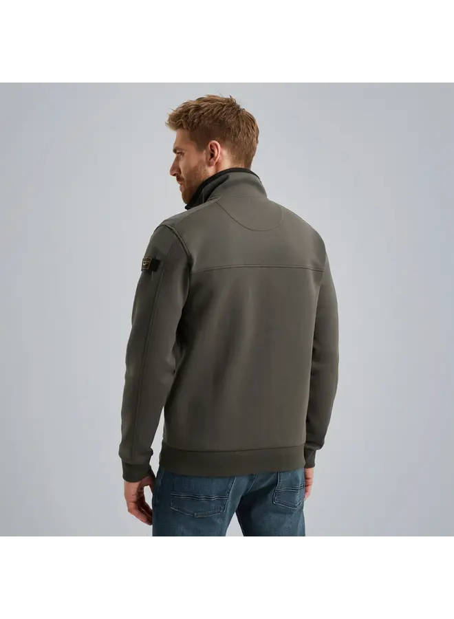 PSW2502476 8039 PME Legend Zip jacket spacer look sweat Beluga