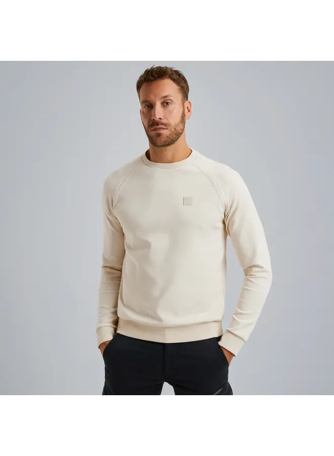 PSW2502471 7013 PME Legend Crewneck soft light sweat Bone White