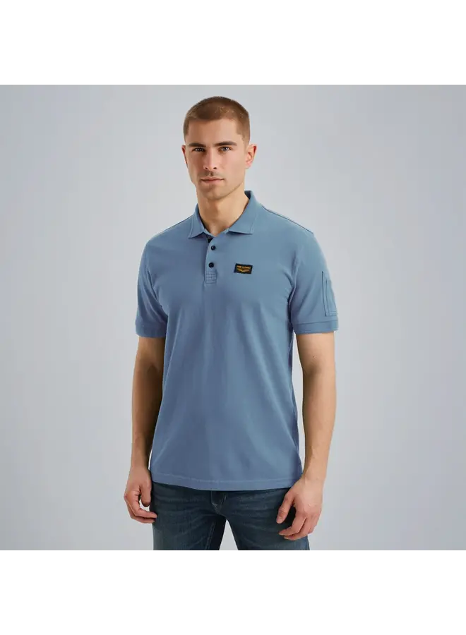 PPSS2502899 5393 PME Legend Short sleeve polo trackway polo Ashleigh Blue