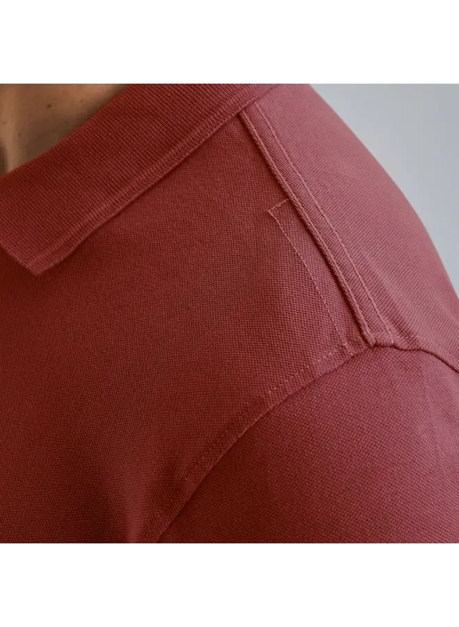PPSS2502899 4021 PME Legend Short sleeve polo trackway polo Dry Rose
