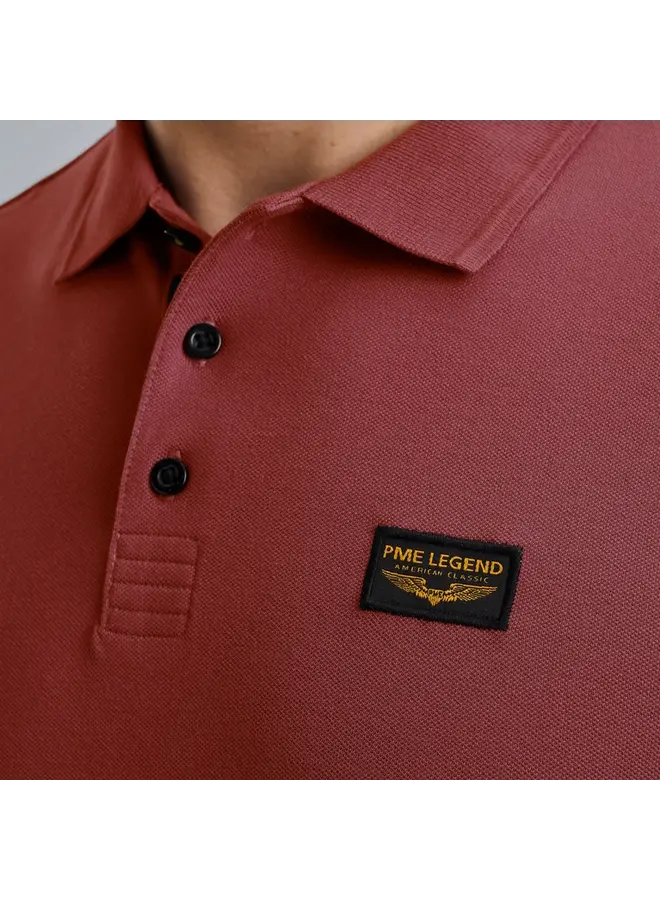 PPSS2502899 4021 PME Legend Short sleeve polo trackway polo Dry Rose