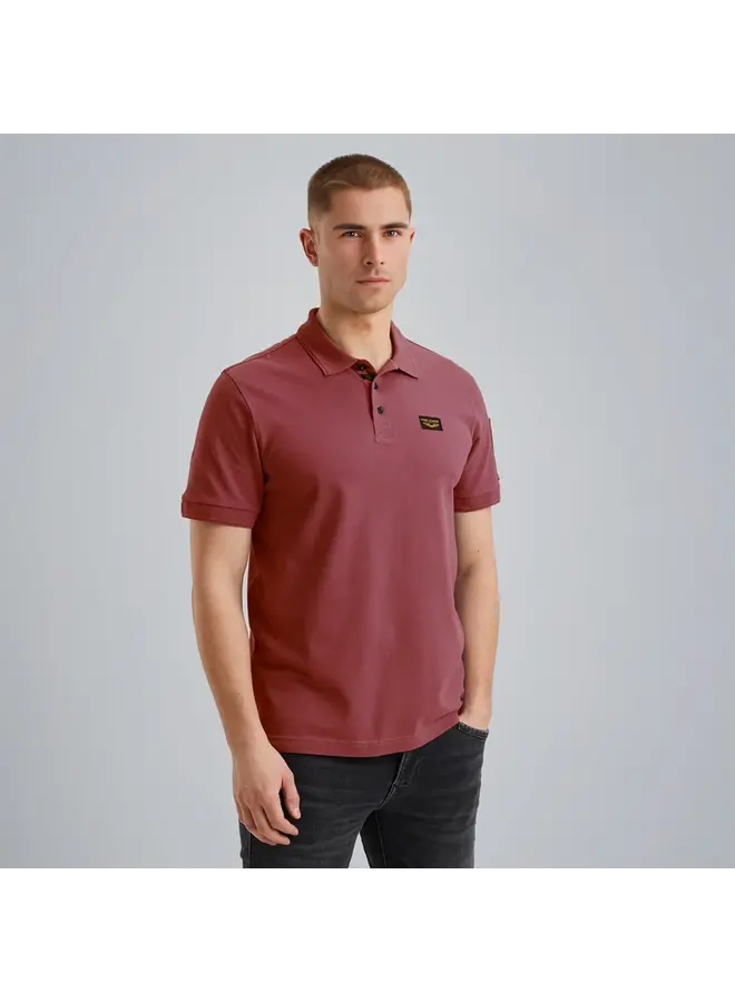 PPSS2502899 4021 PME Legend Short sleeve polo trackway polo Dry Rose