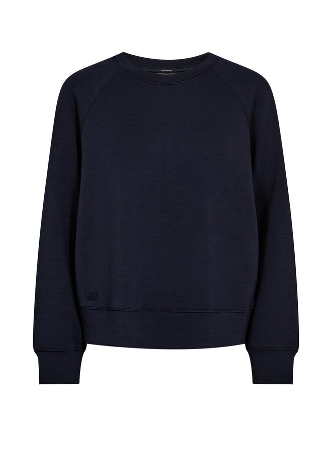 168530 468 Mosmosh MM Abello O-LS Basic Sweatshirt Salute Navy