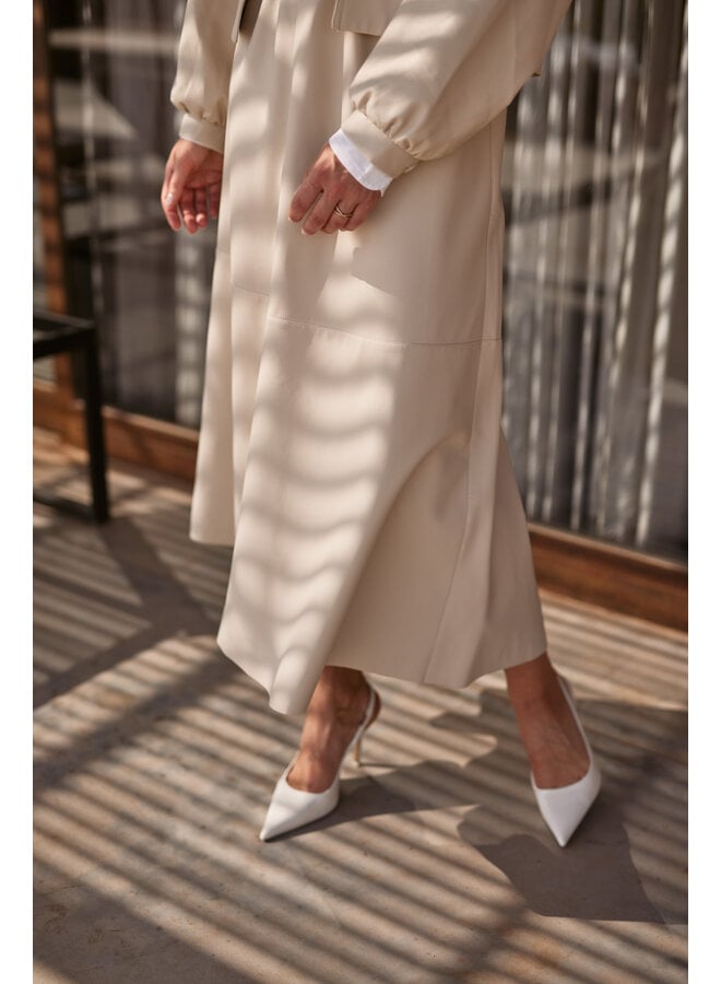 NKS10014 9 Nukus Charlotte Skirt Sand