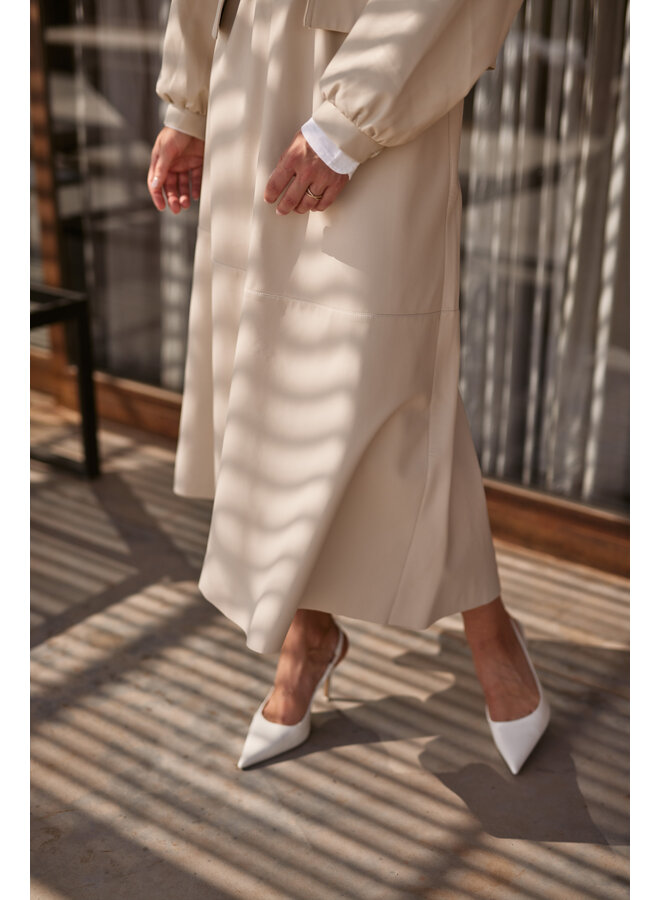 NKS10014 9 Nukus Charlotte Skirt Sand