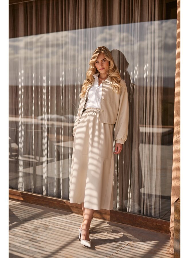 NKS10014 9 Nukus Charlotte Skirt Sand