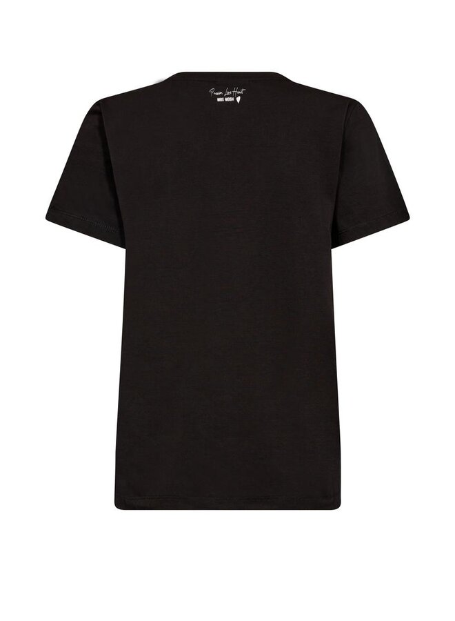 168510 801 Mosmosh MM Dala V-SS Basic Tee Black