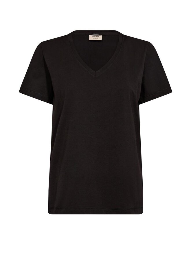 168510 801 Mosmosh MM Dala V-SS Basic Tee Black