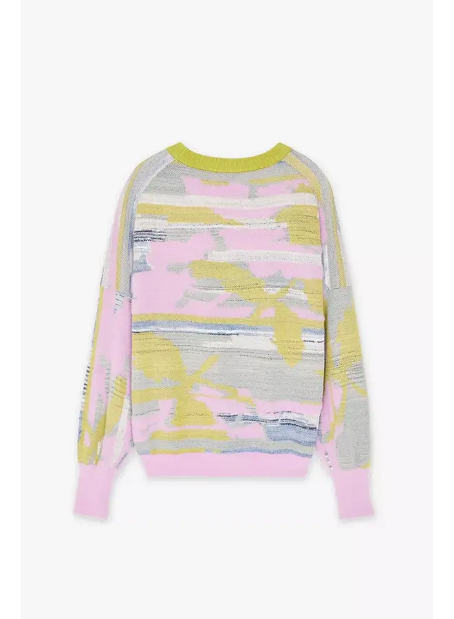 303325 GNL CKS Pullover PARALLAX green light