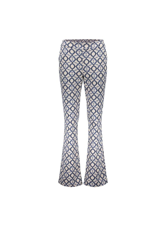 51170-70 010 Geisha Pants jaqcuard off-white/blue