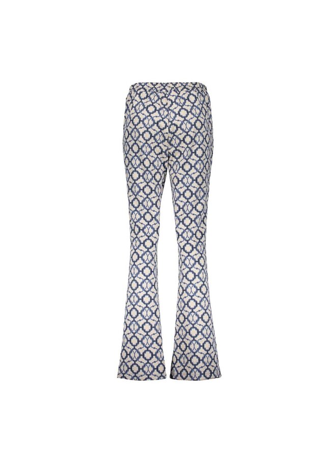 51170-70 010 Geisha Pants jaqcuard off-white/blue
