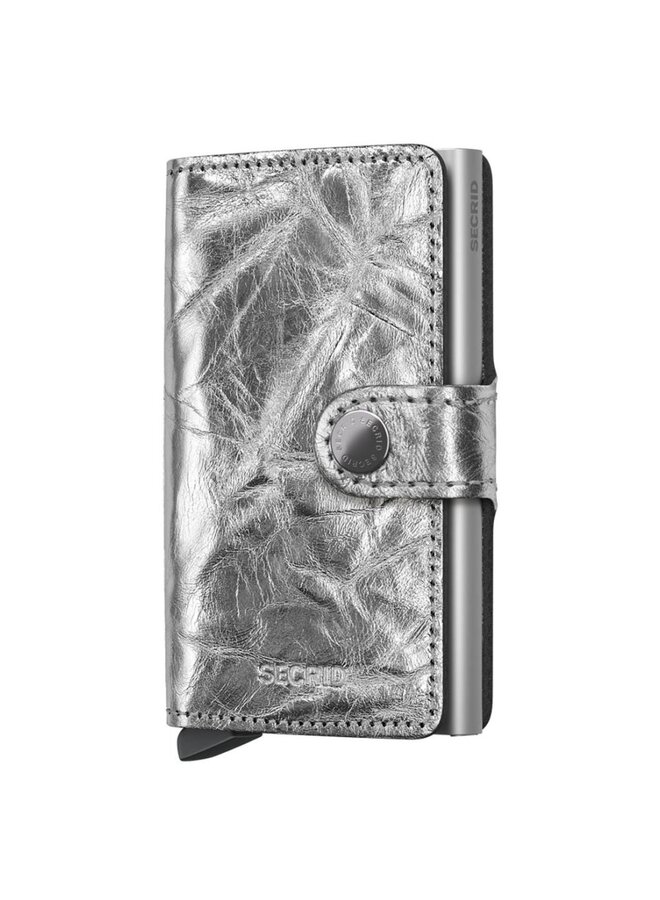 Secrid Miniwallet crunch Silver