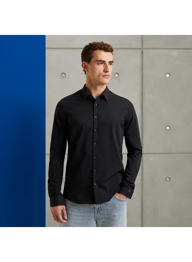 CSI2502200 999 Cast Iron Long Sleeve Shirt Twill Jersey 2 tone Black