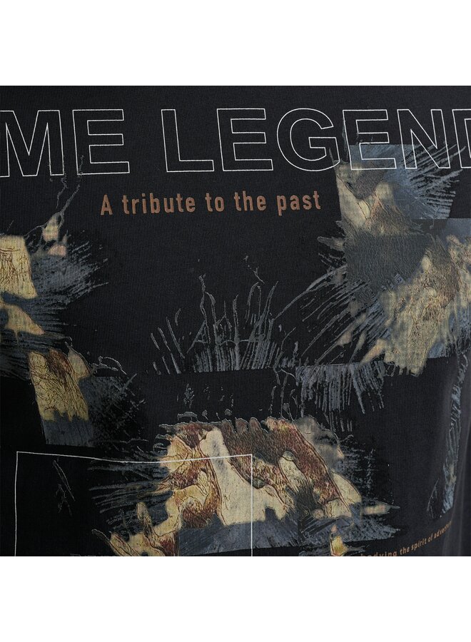 PTSS2503570 5281 PME Legend Short sleeve r-neck single jersey digital print Salute